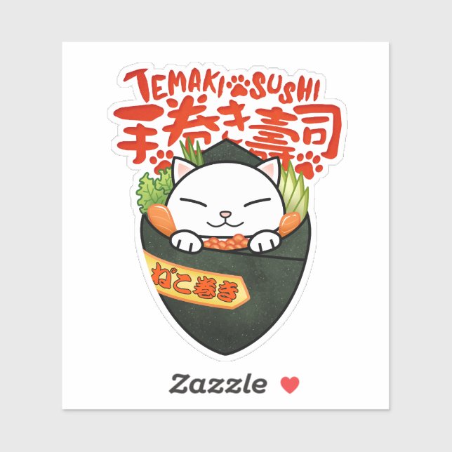 Temaki Sushi Cat (Sheet)