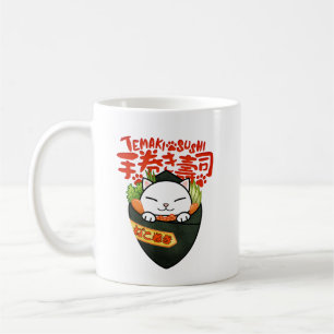Temaki Sushi Cat Coffee Mug