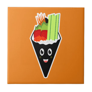 Temaki Sushi Hand Roll Tile