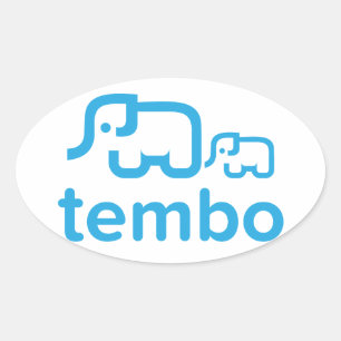 Tembo Oval Sticker