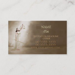 Temis Law Fine Art Business Card