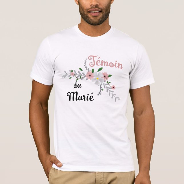 Témoin du Marié T-Shirt (Front)