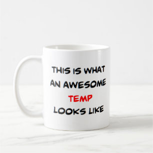 temp, awesome coffee mug