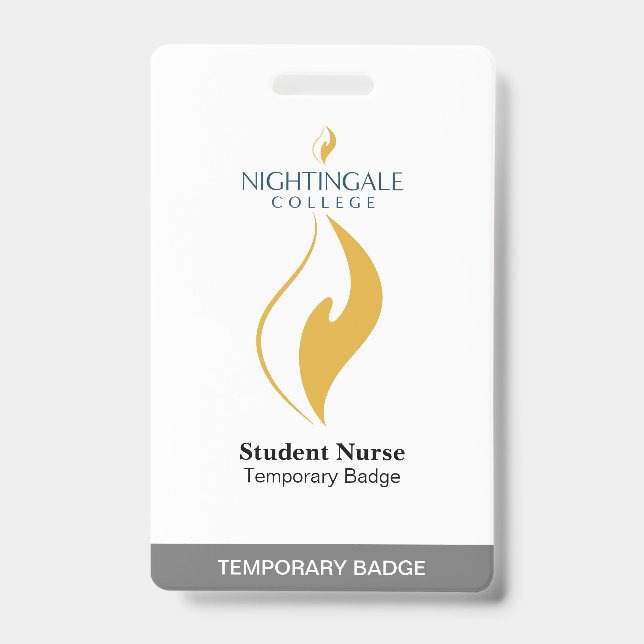 Temp Badge ID Badge (Front)