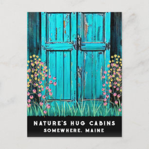 *~* temp door holiday postcard