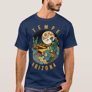 Tempe Arizona Desert At Night Painting1 T-Shirt