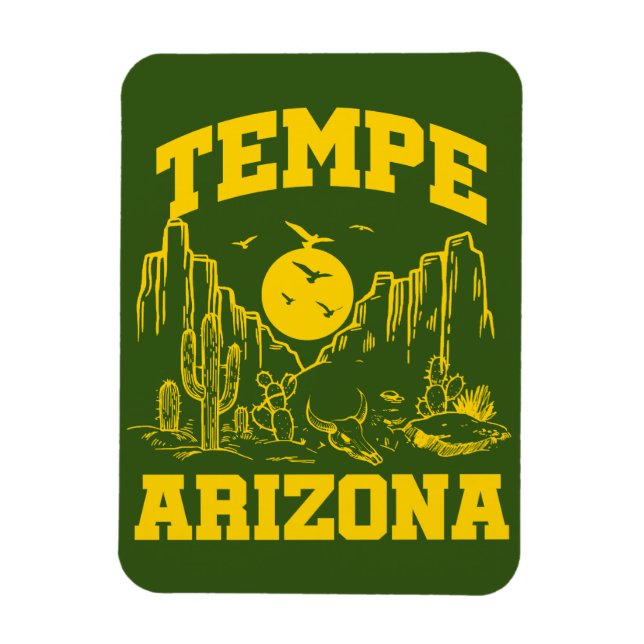 Tempe,Arizona Magnet (Vertical)