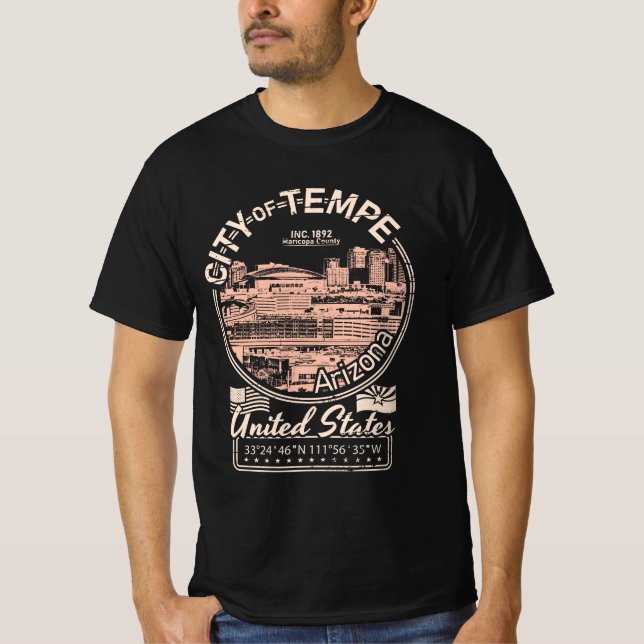 TEMPE ARIZONA - MILL AVE T-Shirt (Front)