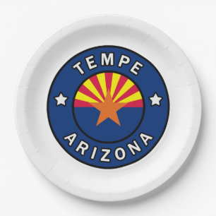 Tempe Arizona Paper Plate