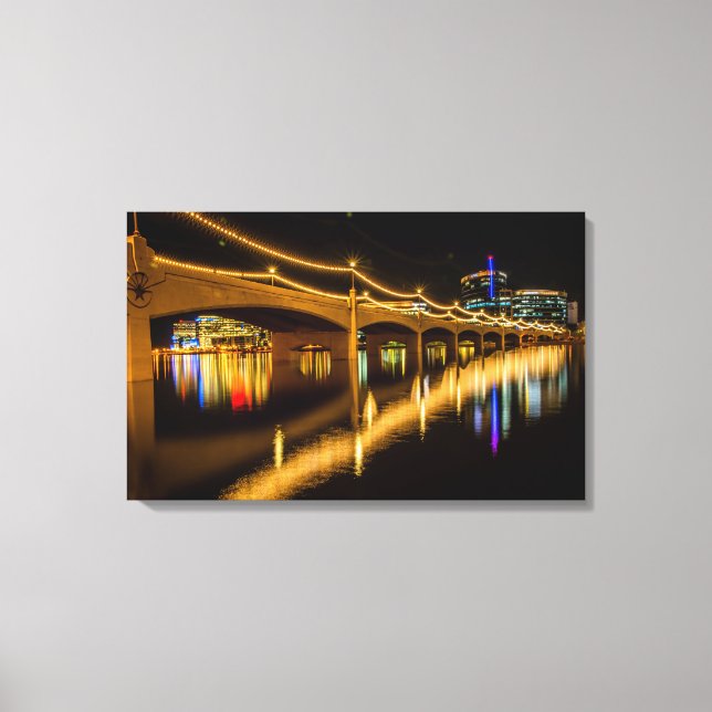 Tempe Town Lake Arizona Canvas Print (Front)