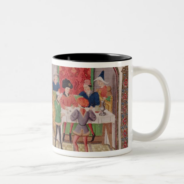 Temperance and Intemperance Two-Tone Coffee Mug (Right)