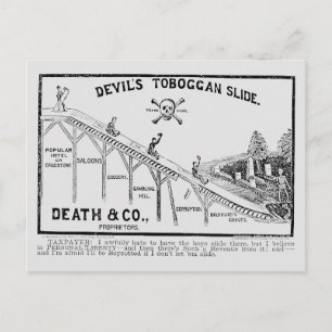 Temperance Movement, 1887 Postcard