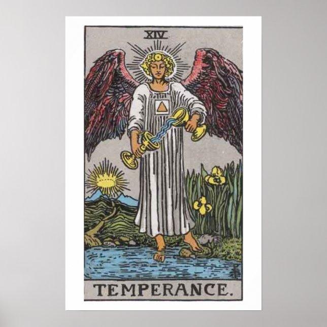 Temperance Tarot Card Poster (Front)