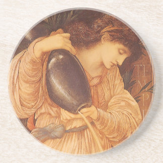 Temperantia by Sir Edward Coley Burne-Jones Coaster