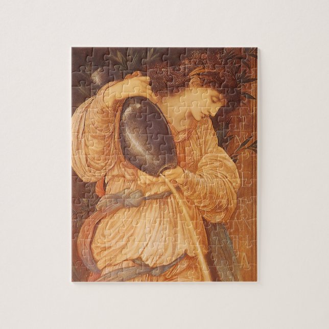 Temperantia by Sir Edward Coley Burne-Jones Jigsaw Puzzle (Vertical)