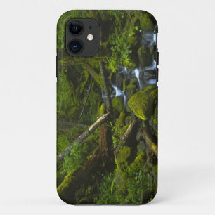 Temperate Rainforest Stream in Columbia River iPhone 11 Case