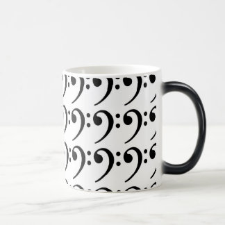 Temperature changing BASS CLEF Mug