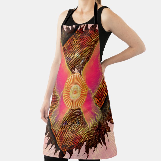 Tempered by Fire: Transformation's Crucible Apron (Insitu)