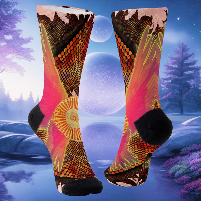 Tempered by Fire: Transformation's Crucible Socks (Creator Uploaded)