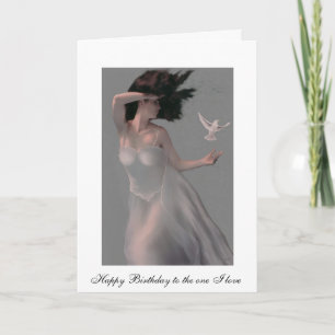 "TEMPEST" GODDESS OF THE WIND BIRTHDAY CARD