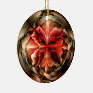 Tempest II (Red) Ceramic Tree Decoration