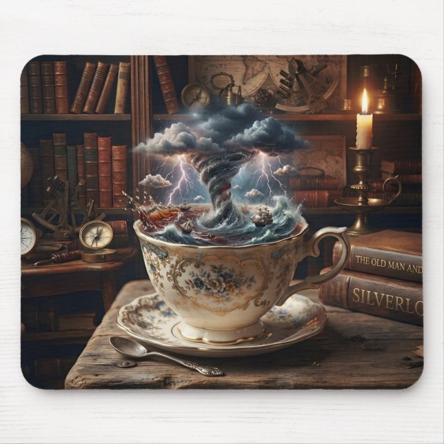 Tempest In A Teapot Mouse Mat (Front)