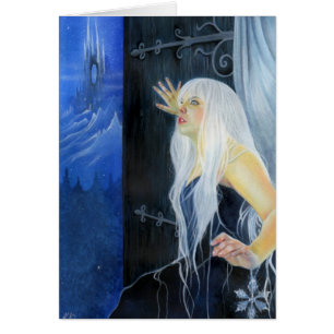 Tempest Of Ice Fantasy Ice Beauty  Card