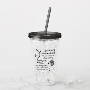 Tempest of Shadows Brenda K Davies Acrylic Tumbler