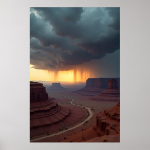 Tempest Over the Plateau Poster
