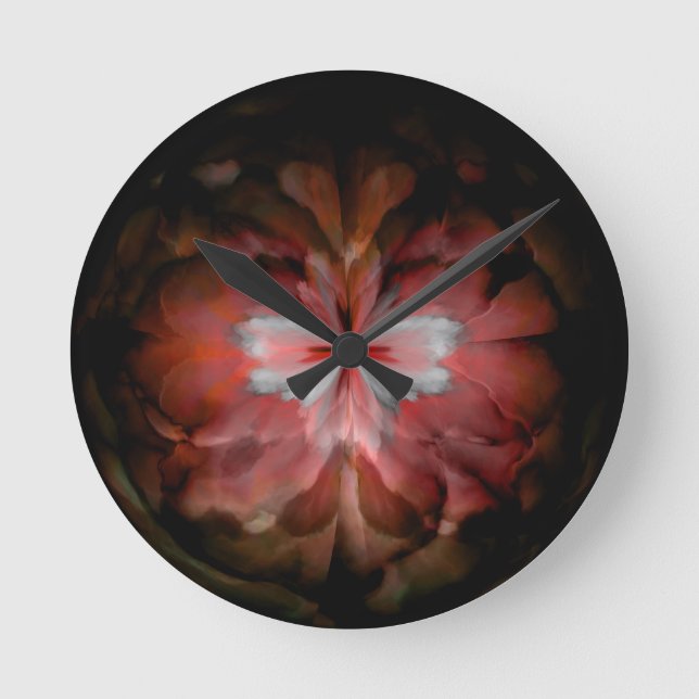 Tempest (Red) Round Clock (Front)