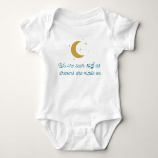 Tempest Shakespeare Quote Baby Bodysuit