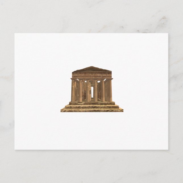 Tempio della Concordia: Temple of Concord: Postcard (Front)