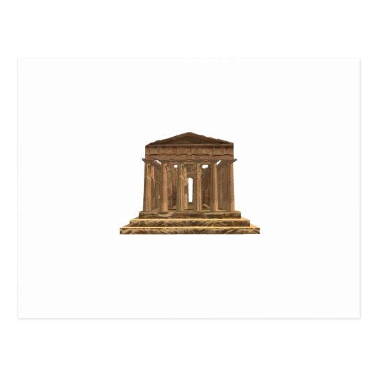 Tempio della Concordia: Temple of Concord: Postcard