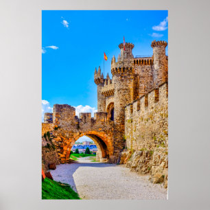 Templar castle poster