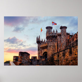 Templar castle poster