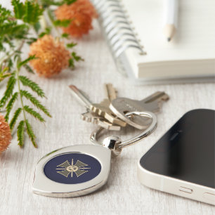 Templar Cross Key Ring