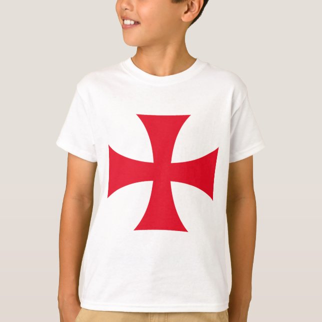 Templar Cross Kid's Tee Shirt (Front)