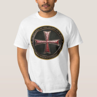 Templar Cross Non Nobis Domine  T-Shirt