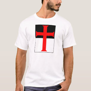 Templar Cross On Beausant T-Shirt