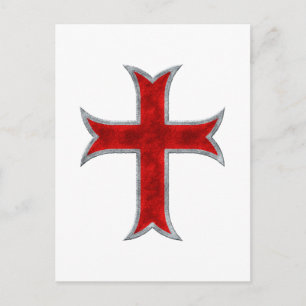 Templar Cross Postcard
