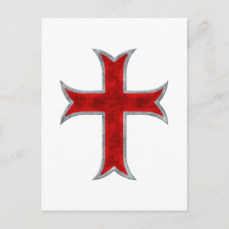 Templar Cross Postcard