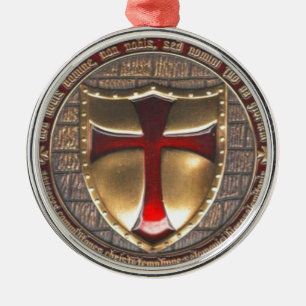 TEMPLAR EMBLEM METAL TREE DECORATION