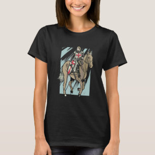 Templar Knight Horse Fighter T-Shirt