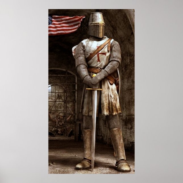 Templar Knight Poster Art (Front)