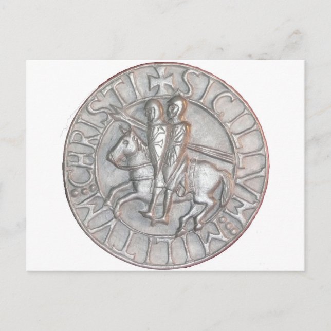 TEMPLAR KNIGHTS EMBLEM POSTCARD (Front)