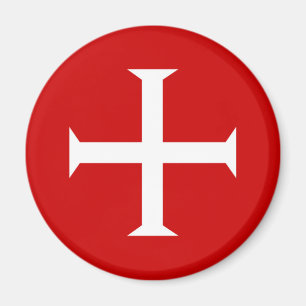 templar knights red cross malta teutonic hospitall magnet