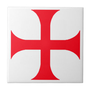 Templar red cross tile