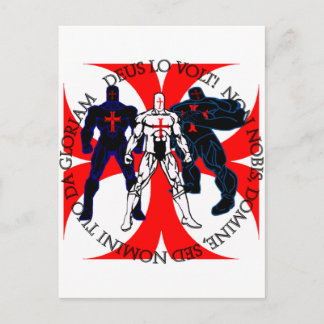 Templar Superheroes Postcard