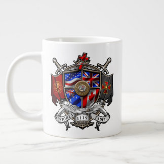Templars International Crest Jumbo 20oz 2 Large Coffee Mug