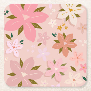 Template 12100x12100 square paper coaster
